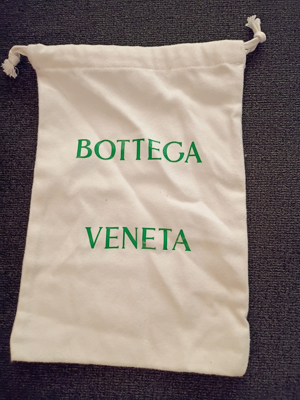 Bottega Veneta White Drawstring Dust Bag - Protective Women's Accessory